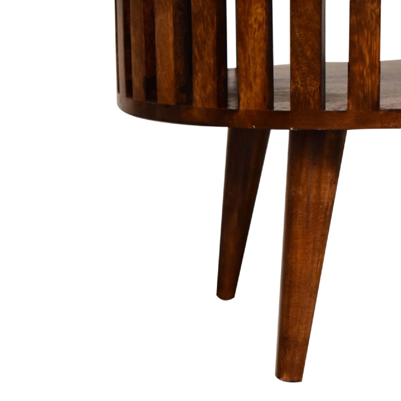 HeartwoodCo Ariella Chestnut Coffee Table – Mid Century Living Room Accent Table