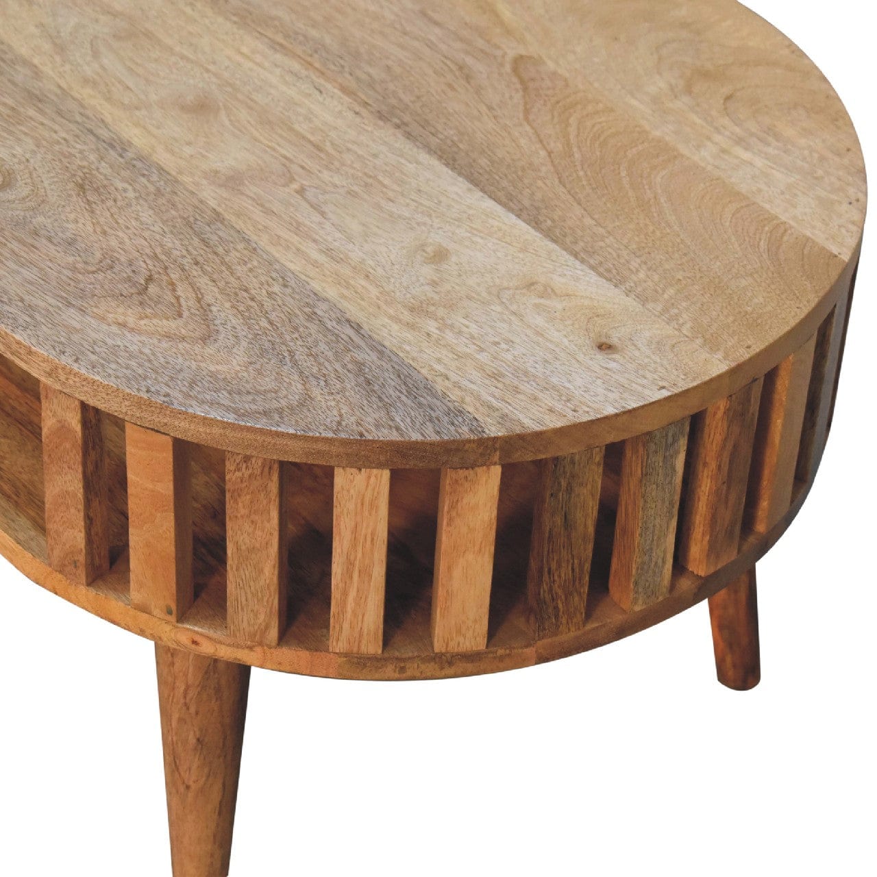HeartwoodCo Ariella Coffee Table – Mid Century Living Room Accent Table