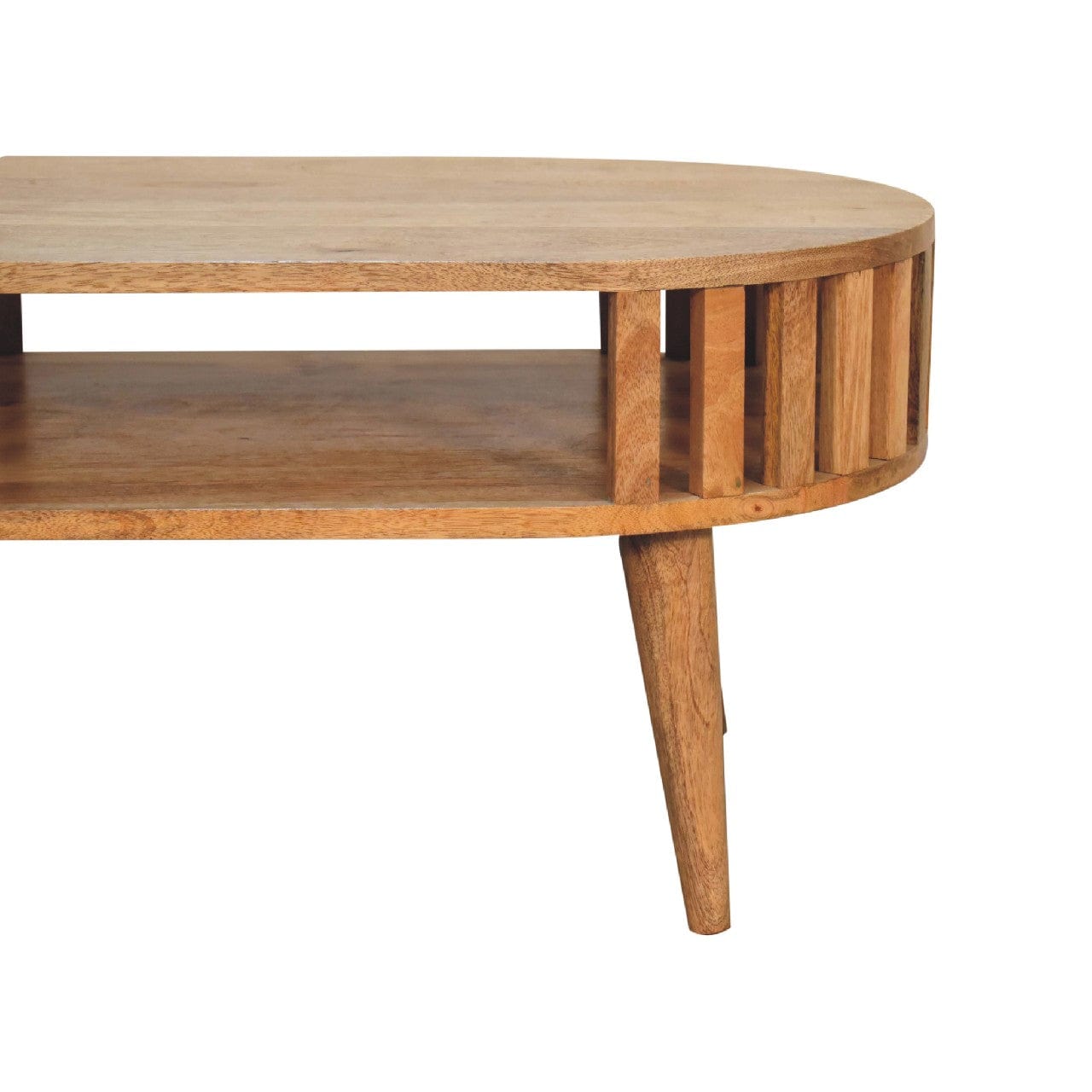 HeartwoodCo Ariella Coffee Table – Mid Century Living Room Accent Table