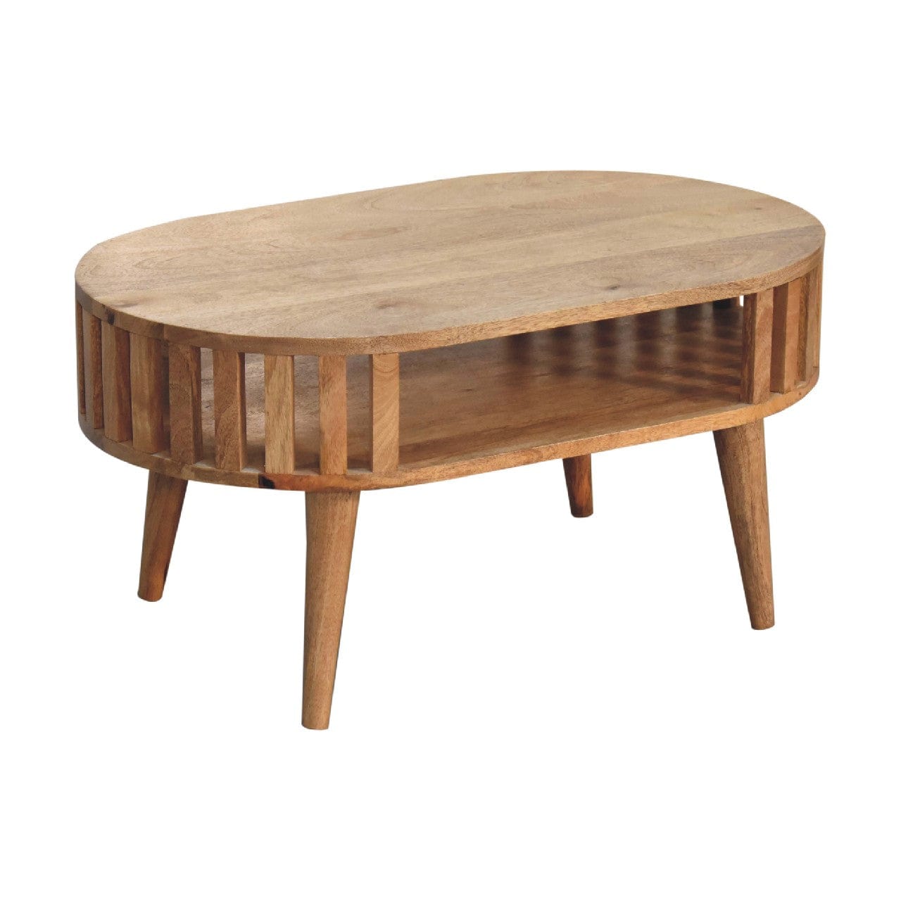 HeartwoodCo Ariella Coffee Table – Mid Century Living Room Accent Table