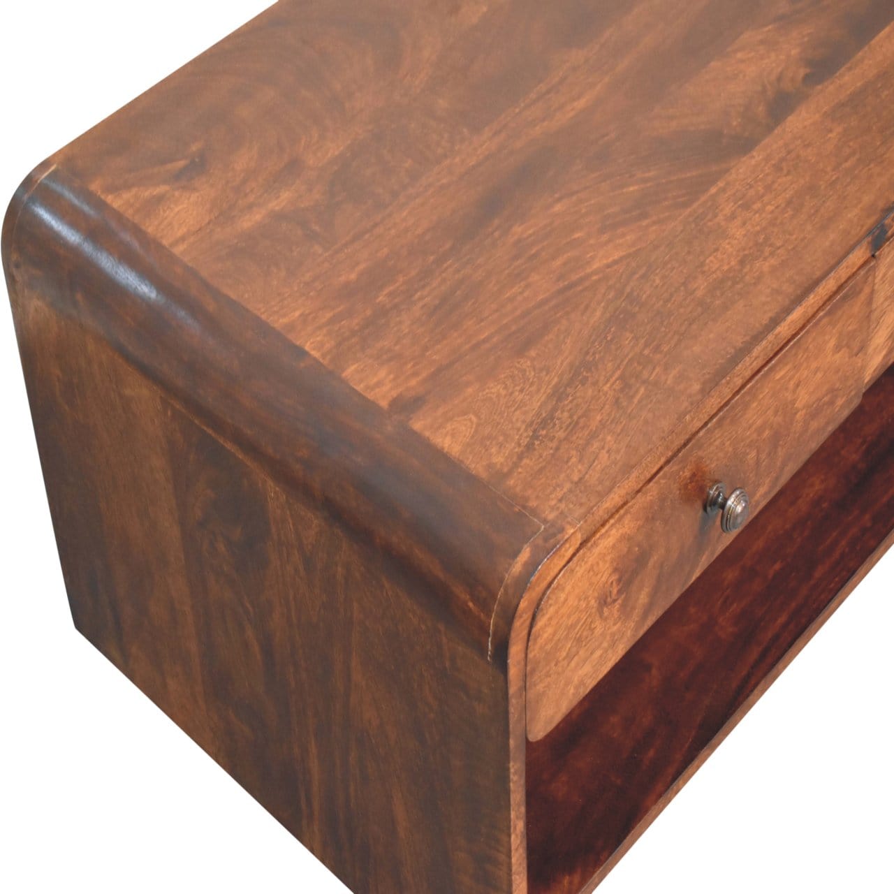 HeartwoodCo Aspen Slim Coffee Table – Mid Century Living Room Accent Table