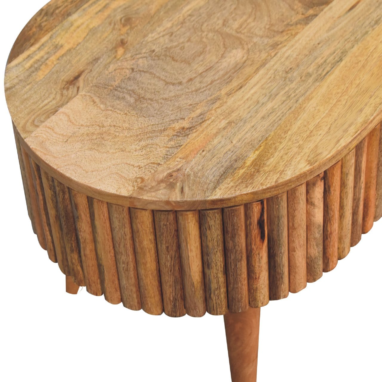 HeartwoodCo Mokka Coffee Table – Mid Century Living Room Accent Table