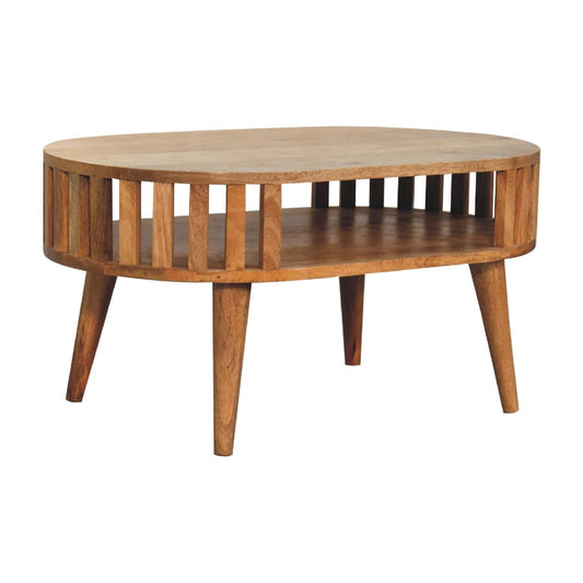 HeartwoodCo Ariella Coffee Table – Mid Century Living Room Accent Table