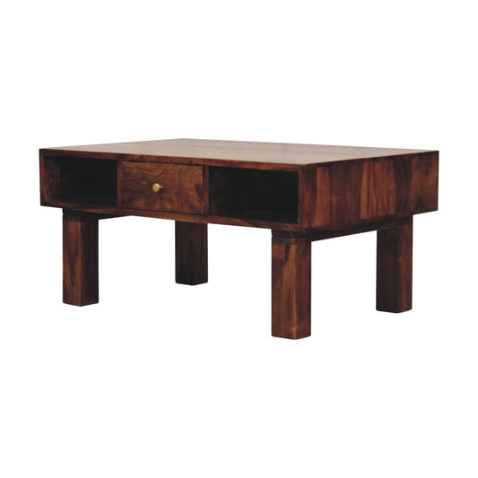 HeartwoodCo Tula Coffee Table – Mid Century Living Room Accent Table
