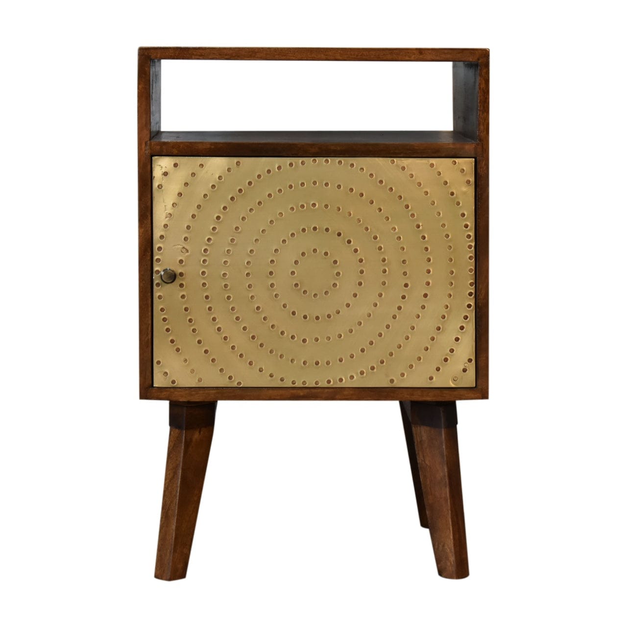 HeartwoodCo Zen Wooden Nightstand Table – Handcrafted Solid Wood Furniture